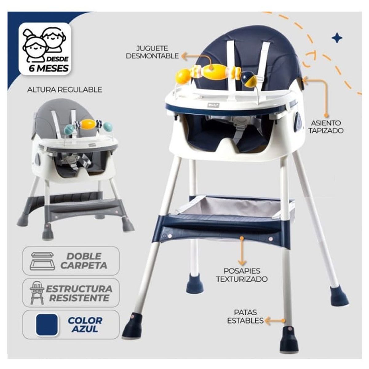 GENERICO - Silla Comedor para Bebes Dali Ebaby