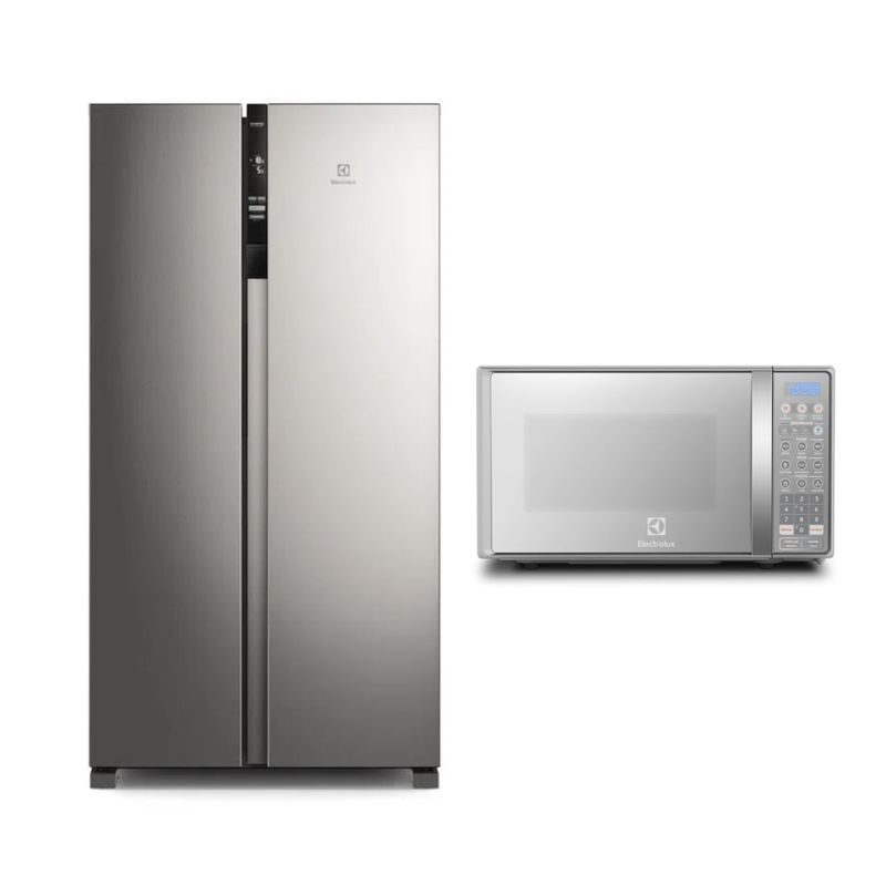 ELECTROLUX - Combo Refrigerador Electrolux 436L ERSA44V2HVG + Microondas 20L EMDO20S2GSRUGElectrolux