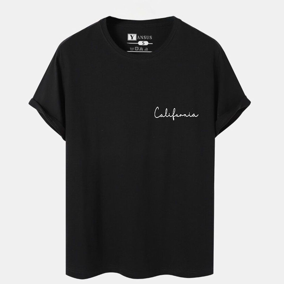 YANSUS - Polo Yansus Camiseta Manga Corta Con Estampado California