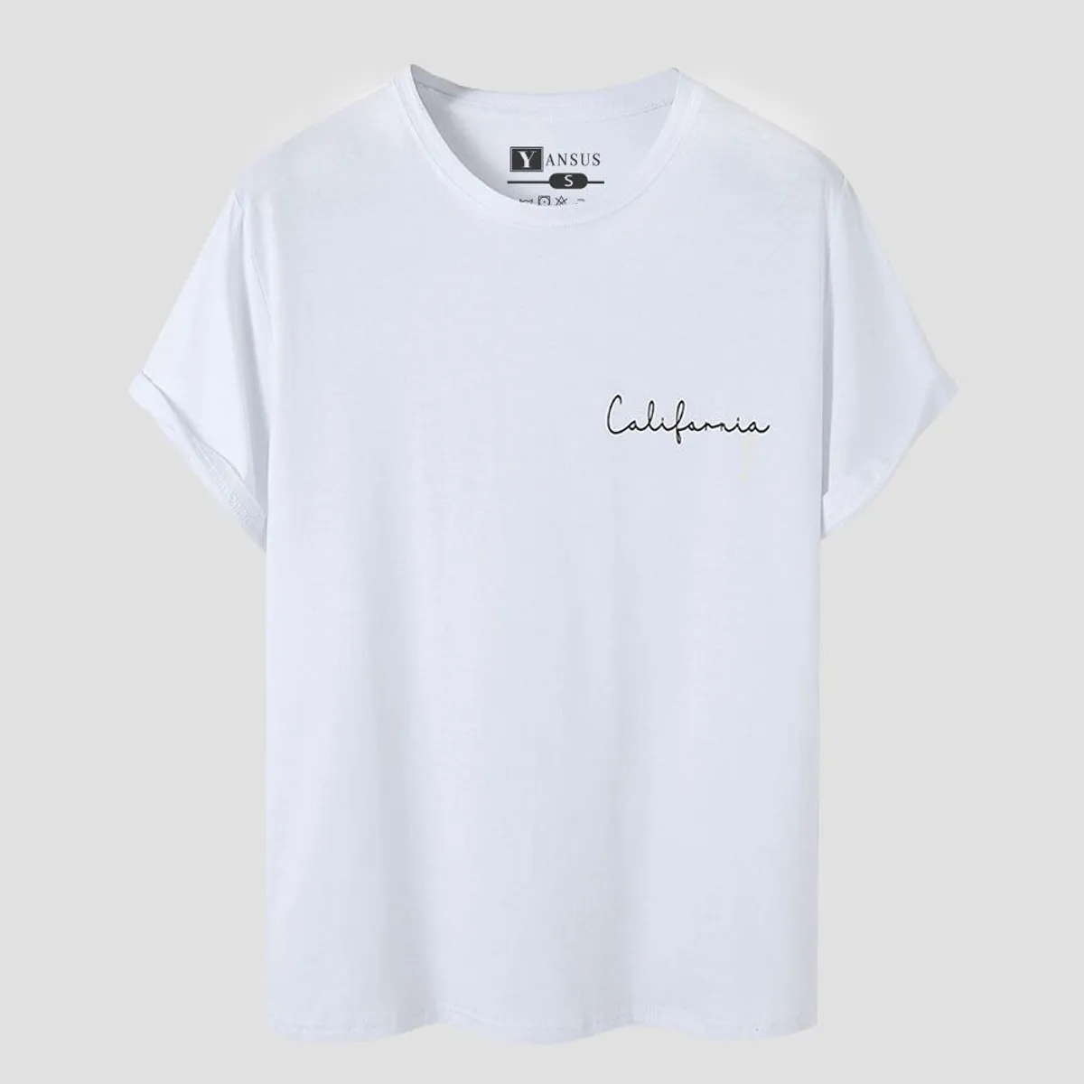 YANSUS - Polo Yansus Camiseta Manga Corta Con Estampado California