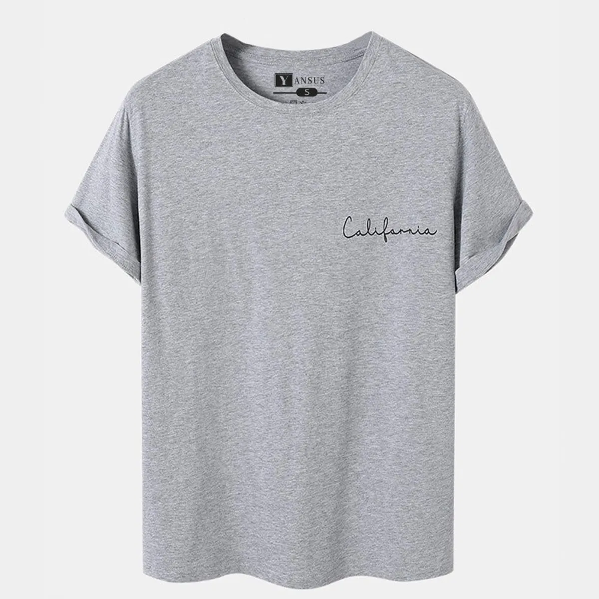 YANSUS - Polo Yansus Camiseta Manga Corta Con Estampado California