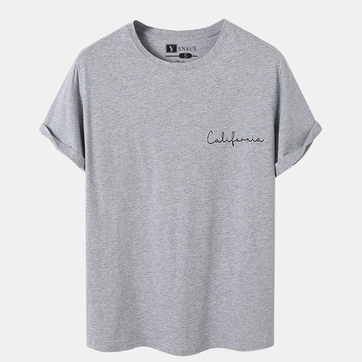 YANSUS - Polo Yansus Camiseta Manga Corta Con Estampado California