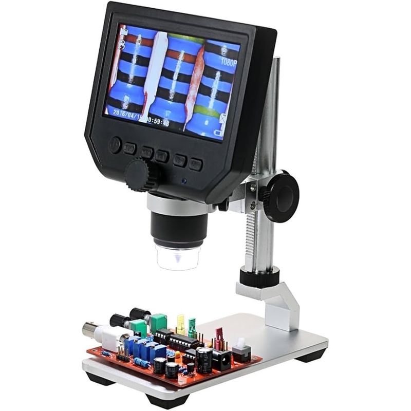 GENERICO - Microscopio Digital Pantalla LCD 4,3 inch Estudiante niños Educativo