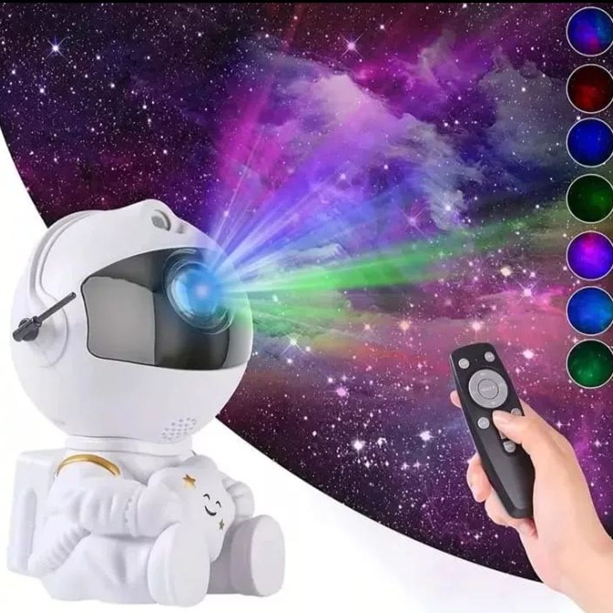 GENERICO - Lámpara de Astronauta Starry Galaxy Proyector Cielo de colores