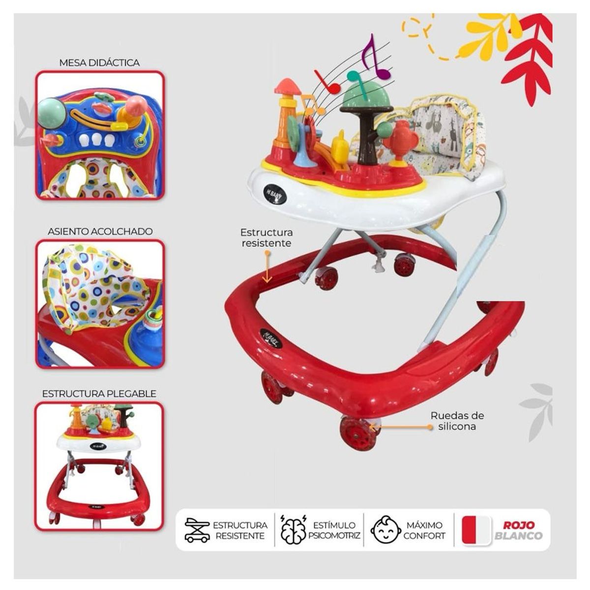 GENERICO - Andador para Bebe Musical Arbolito