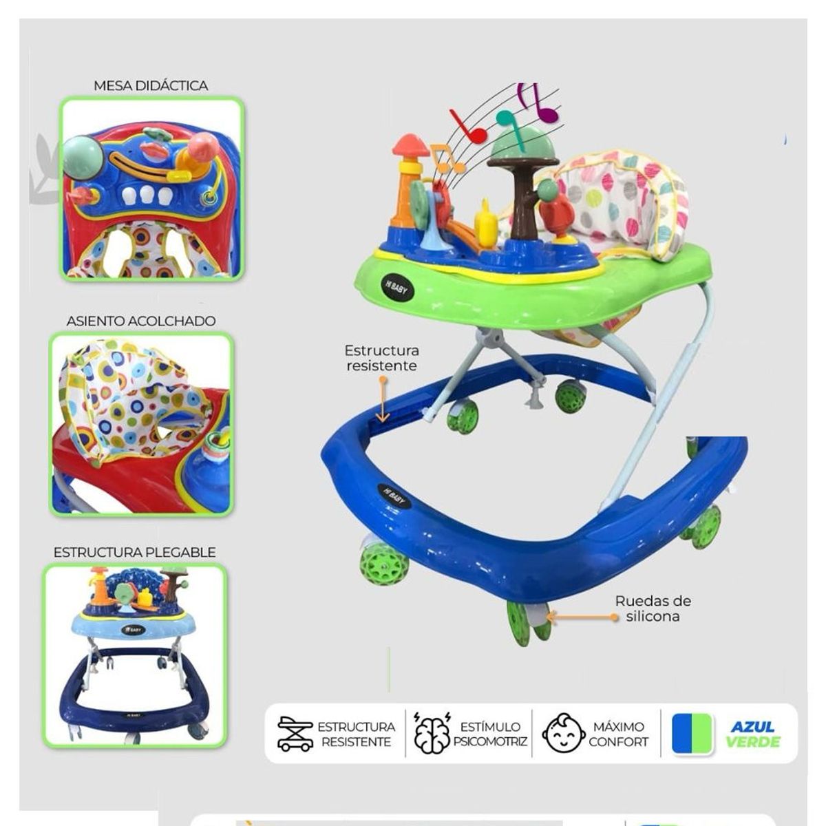 GENERICO - Andador para Bebe Musical Arbolito