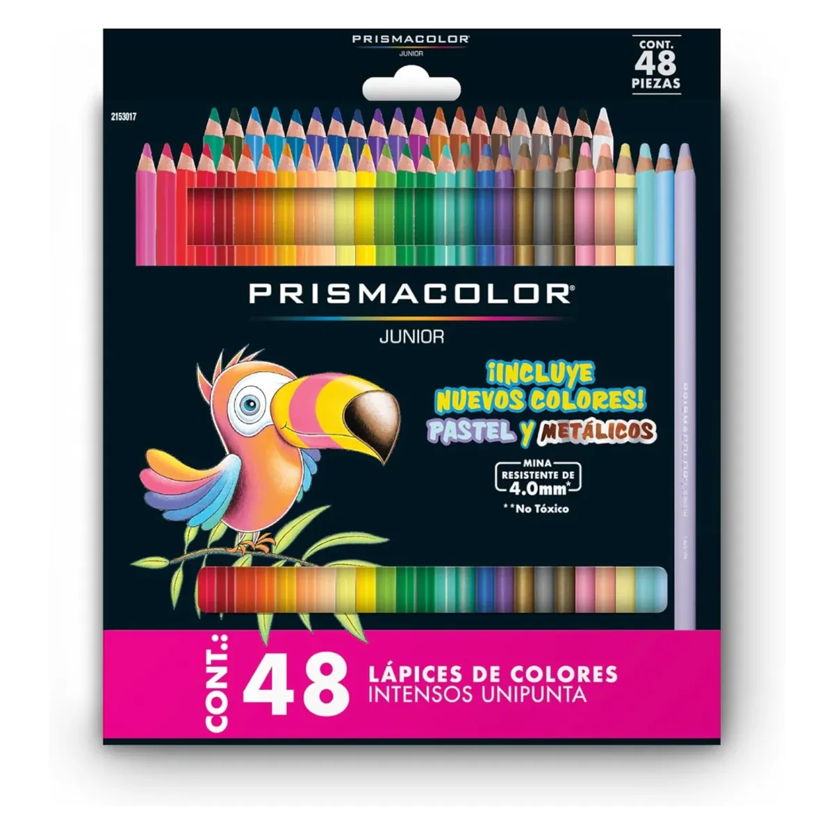 PRISMACOLOR - Colores Prismacolor Junior 48ct Pastel y Metálicos