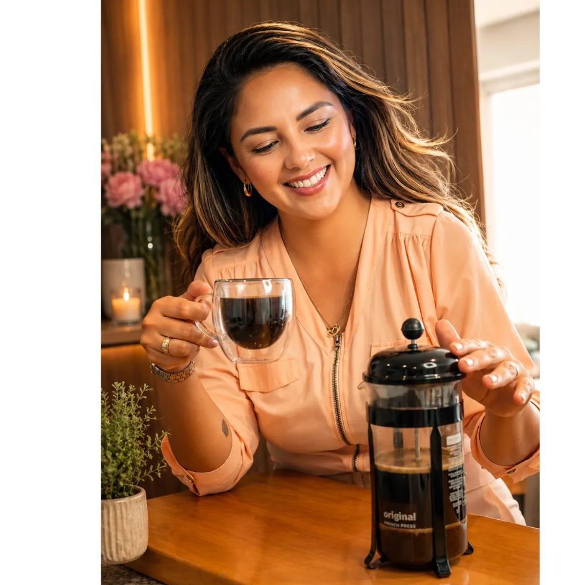 GENERICO - Cafetera prensa 1000 ml