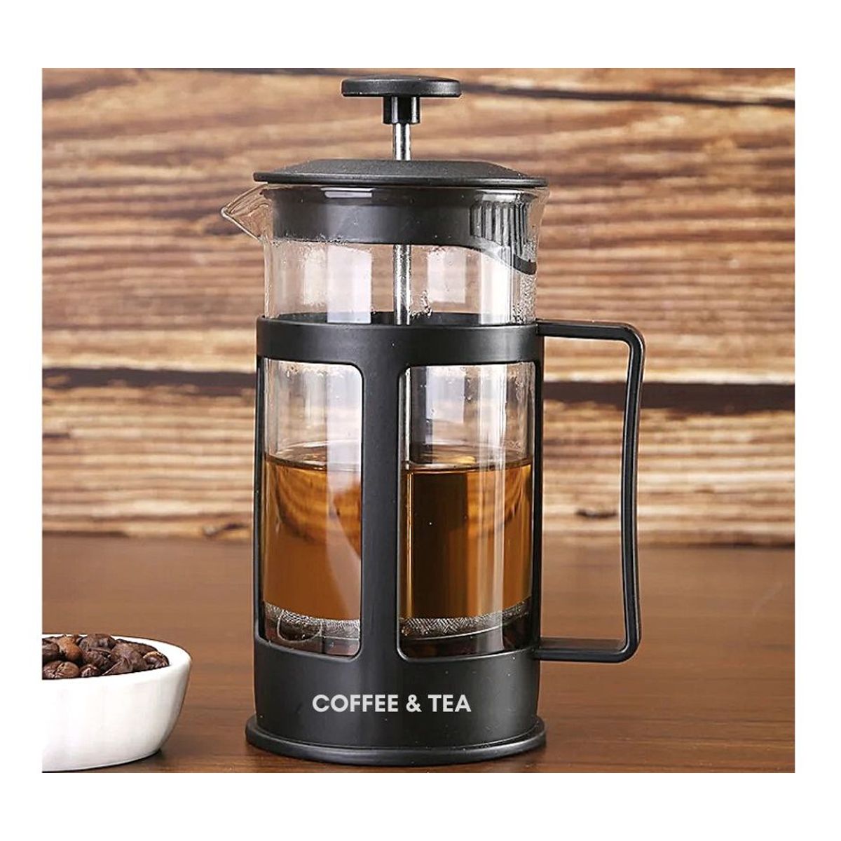 GENERICO - Cafetera de litro con émbolo de acero