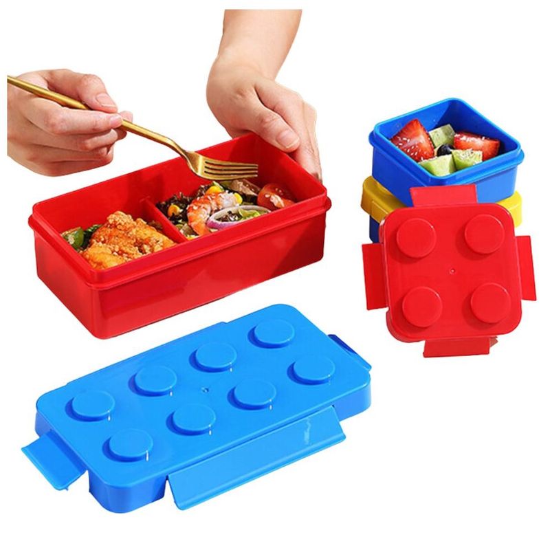 GENERICO - Set de 3 Tapers con Forma de Bloques lego