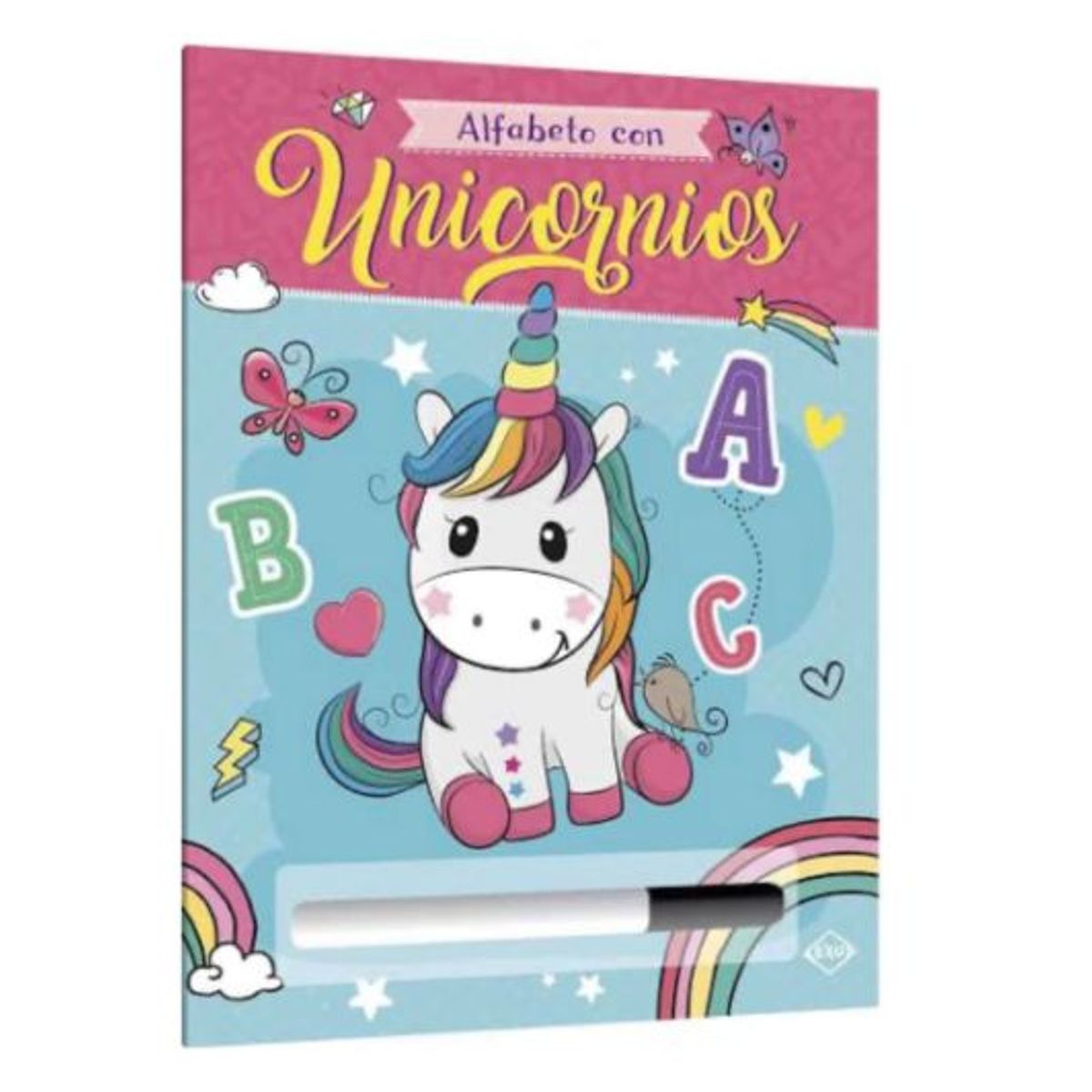 GENERICO - Libro Infantil Alfabeto con Unicornios