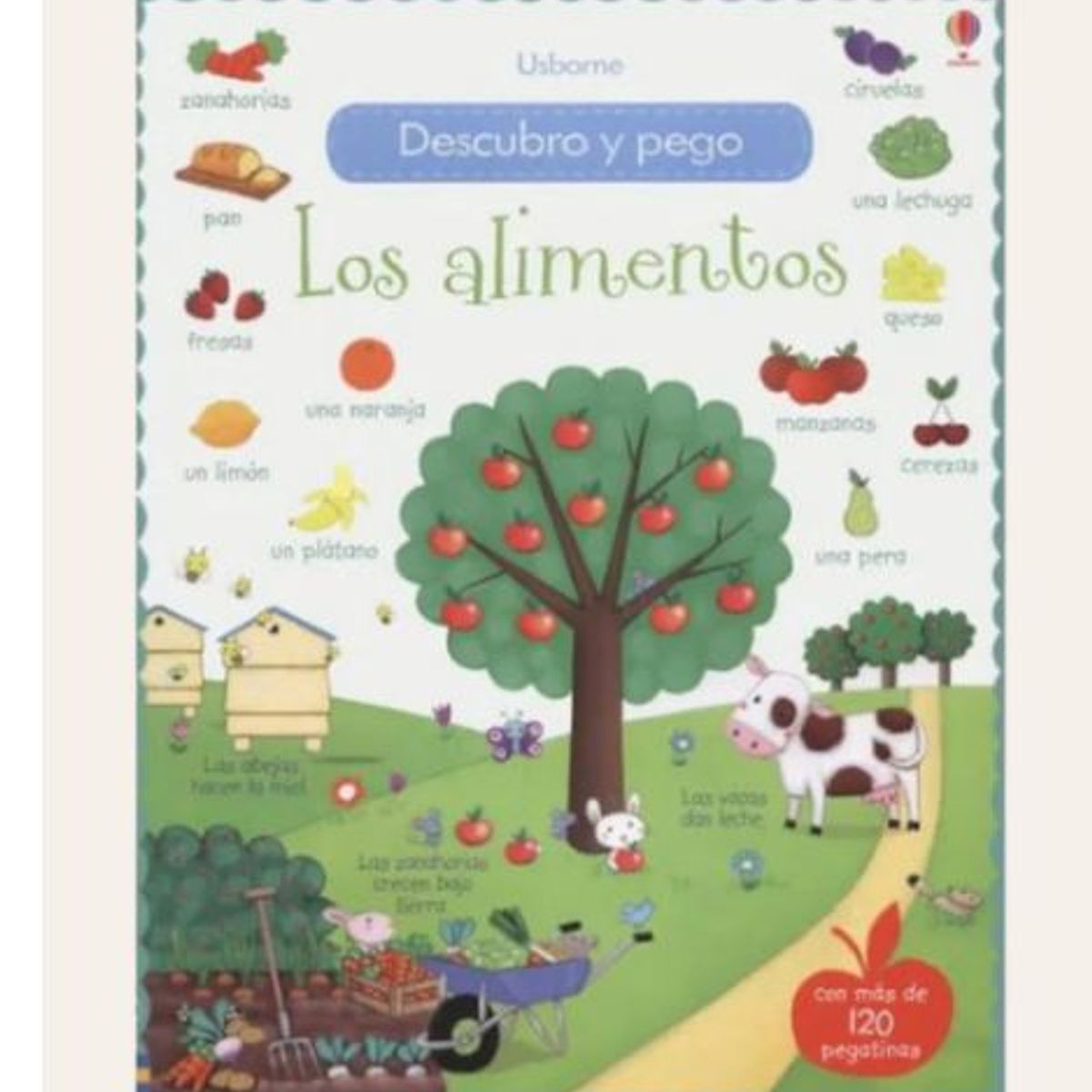 GENERICO - Libro Infantil Alimentos Pego y Descubro
