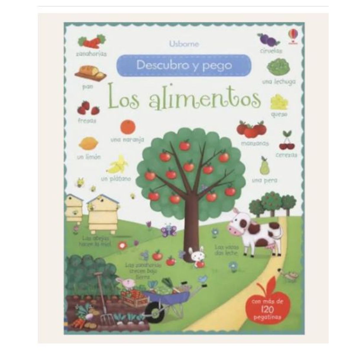 GENERICO - Libro Infantil Alimentos Pego y Descubro