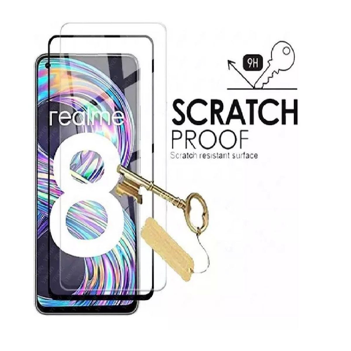 OTTOWARE - Mica Simple para Realme 8 Pro