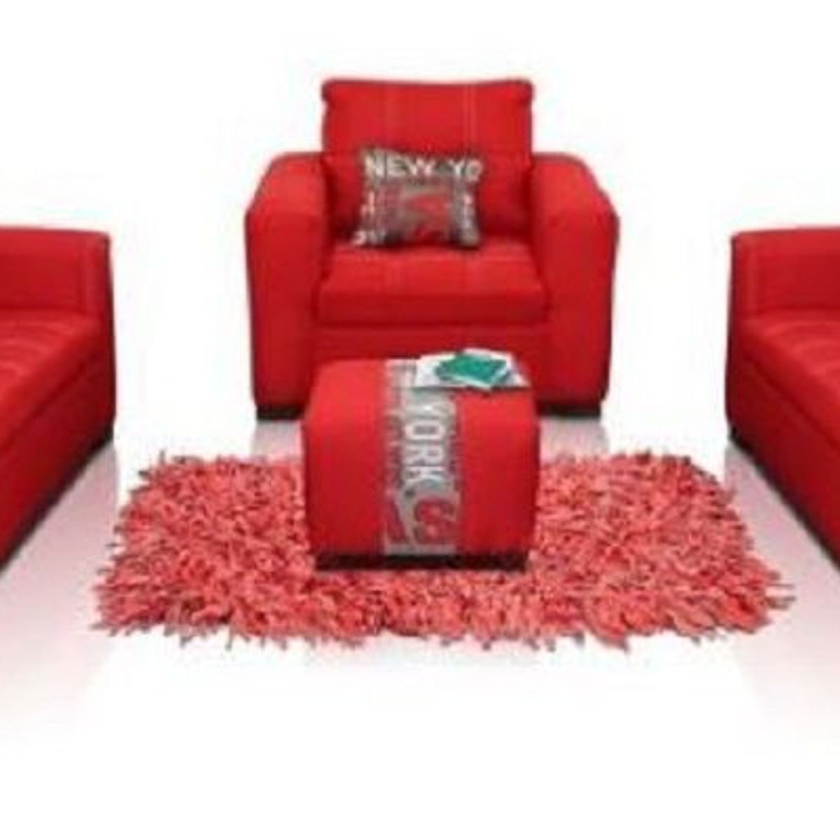 MOBILIARI - MOBILIARI SALA 2-2-1  MESA PUFF NEW YORK