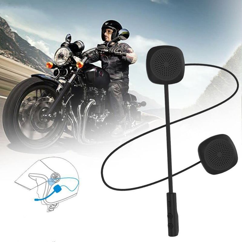GENERICO - Audifono Para Moto Bluetooth Con Microfono  Casco Moto