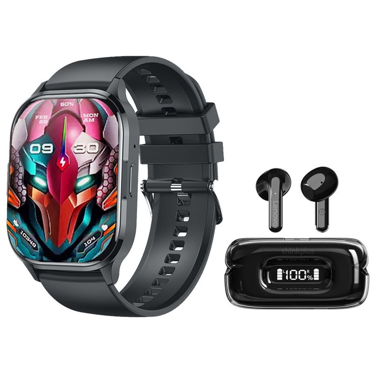 LENOVO - Lenovo X15 II De Audífonos tws-Negro y Toumi Watch GT-W-Negro