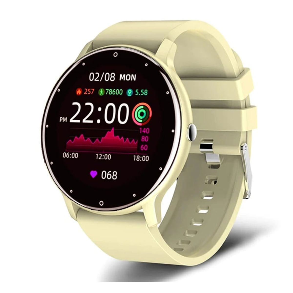 TOUMI - Toumi Watch Fit 2-Y Reloj inteligente Bluetooth Sports SmartWatch