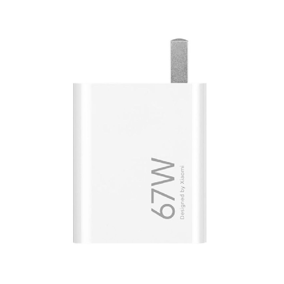 XIAOMI - Cargador de Pared Xiaomi 67W Gan de doble puerto Usb-C y Usb-A -Blanco