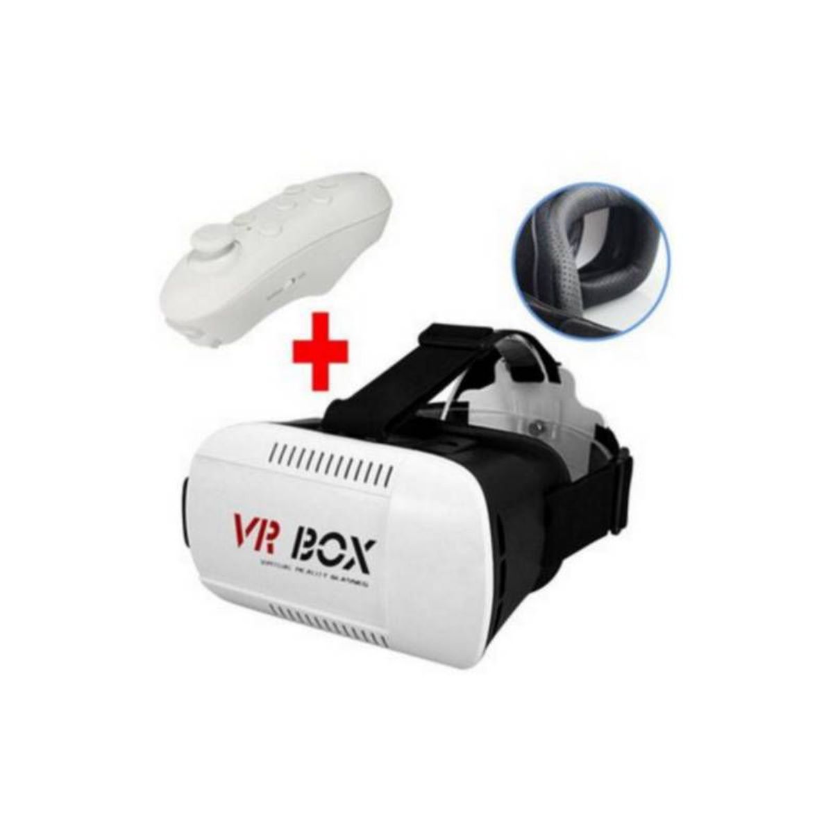 GENERICO - Lentes De Realidad Virtual Vr Box 360° Control Vr Bluetooth