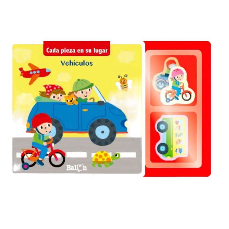 GENERICO - Libro Infantil Cada Pieza en su Lugar - Vehículos