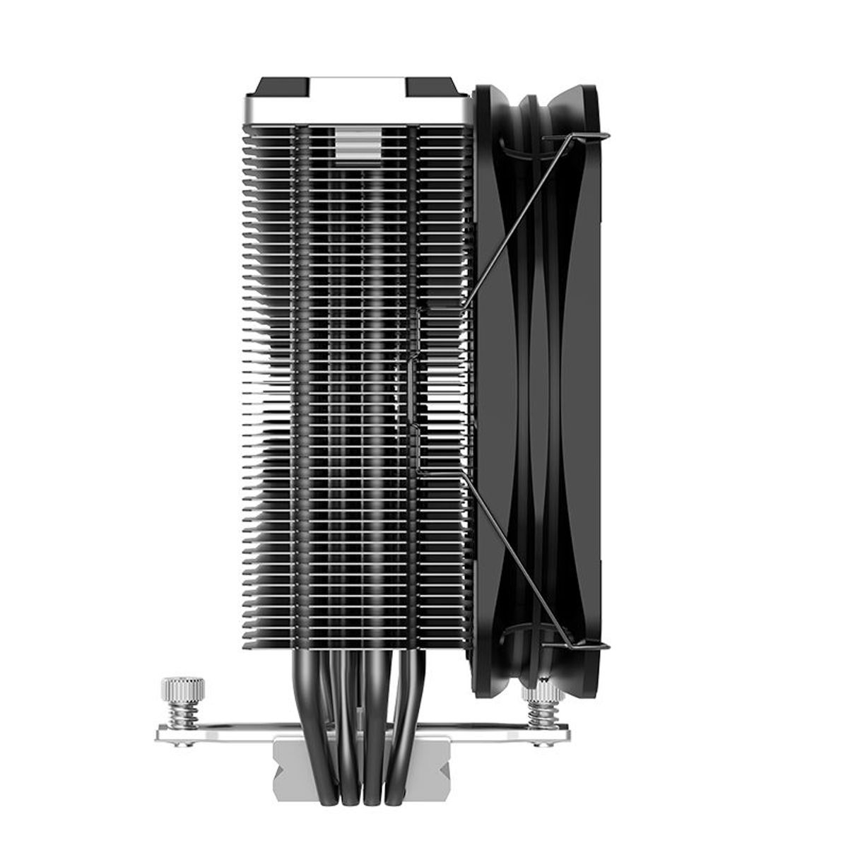 GENERICO - Cooler para CPU PcCooler K4 BK Challenger 130mm 240W 4-Pin PWM Negro