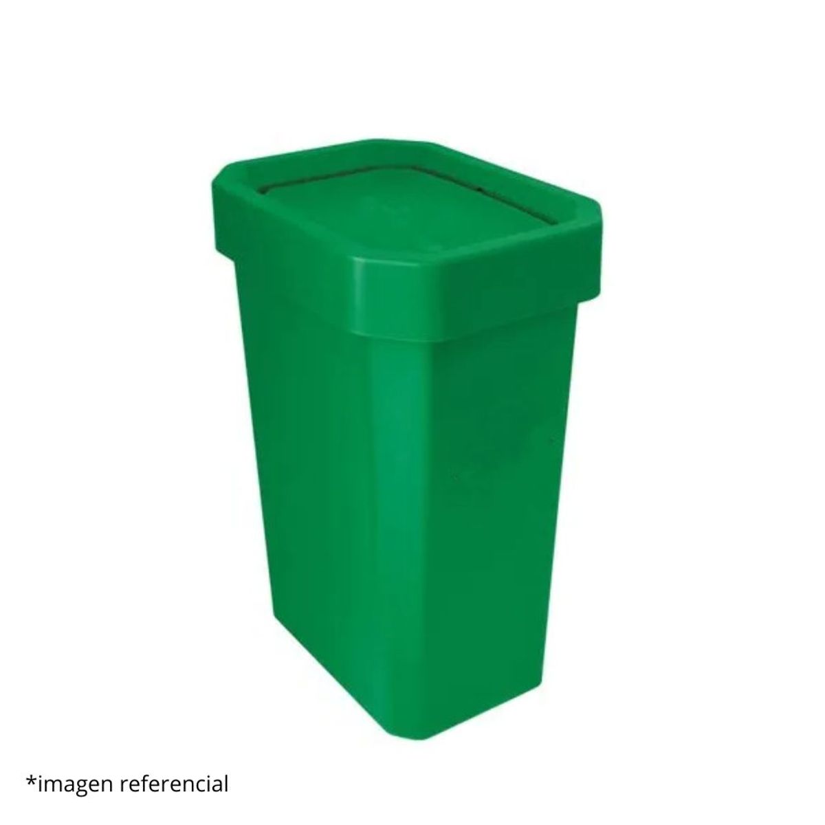 DISA SOLUCIONES ECOEFICIENTES - PAPELERA VAIVEN VERDE 10 LITROS