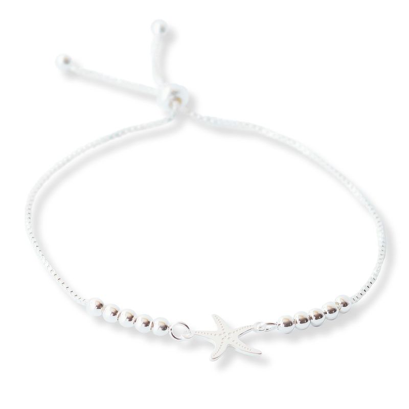 AMBAR JOYERIA - Pulsera de Plata 925 Estrella De Mar Regulable Silver