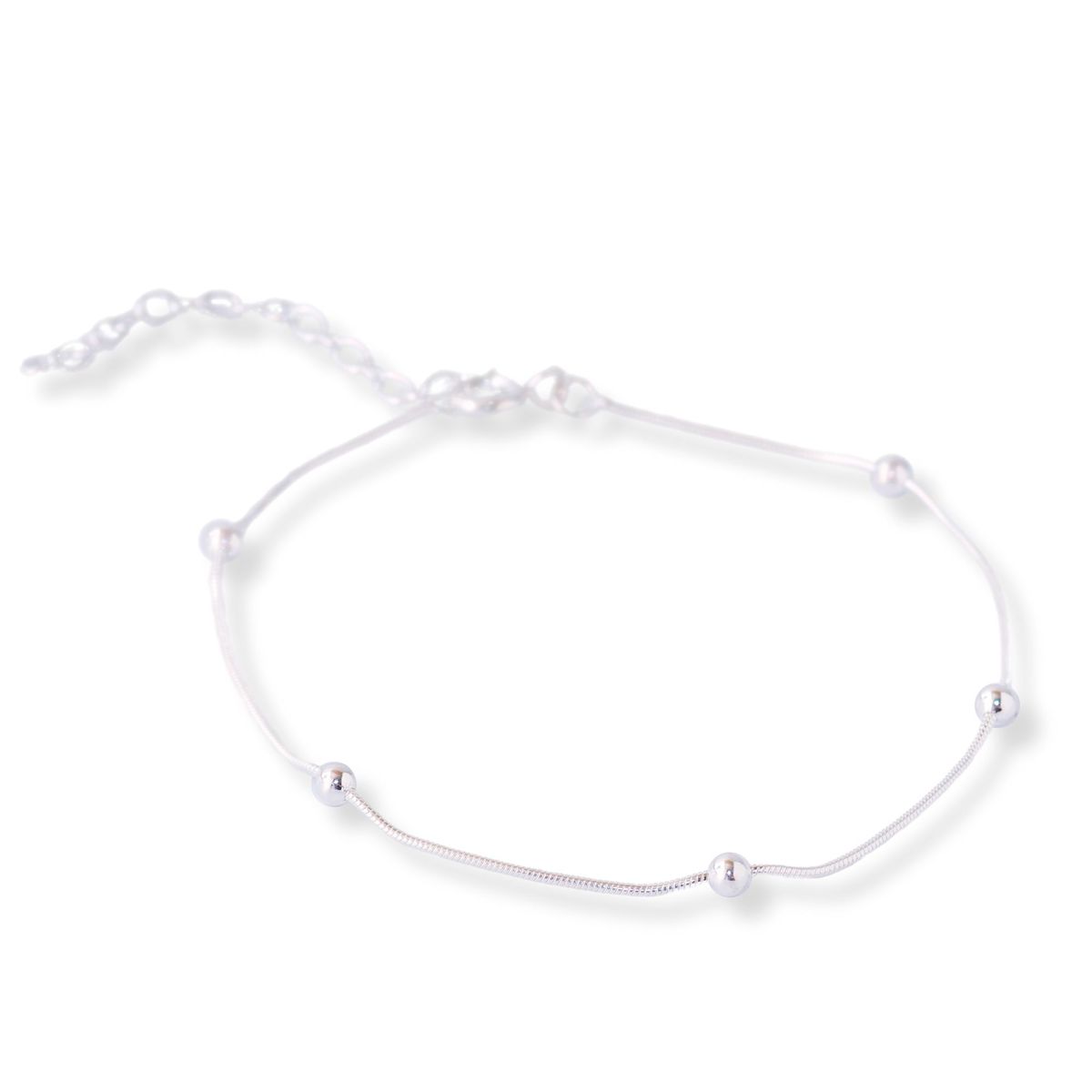 AMBAR JOYERIA - Pulsera de Plata Satelite 3mm CS Silver
