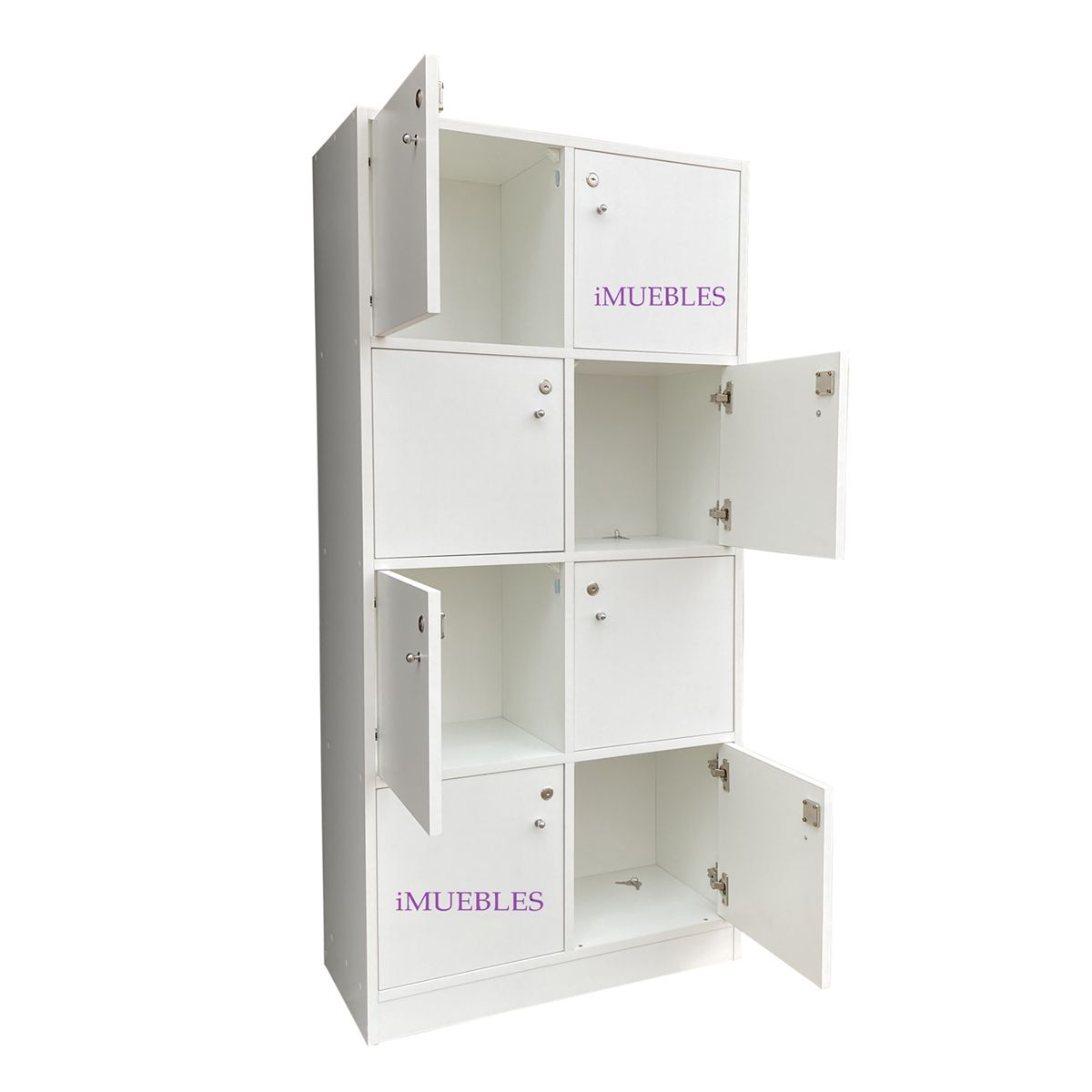 TEMEL - Mueble Casilleros Personal Locker con Llave para personal Melamina