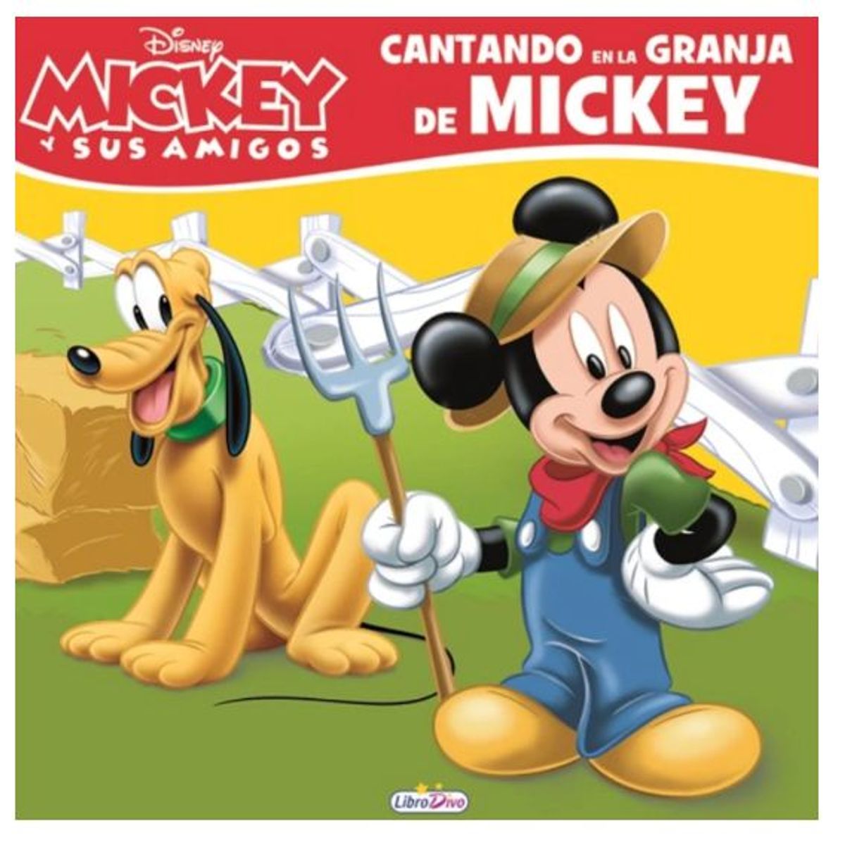 GENERICO - Libro Infantil Cantando en la Granja - Mickey y sus Amigos