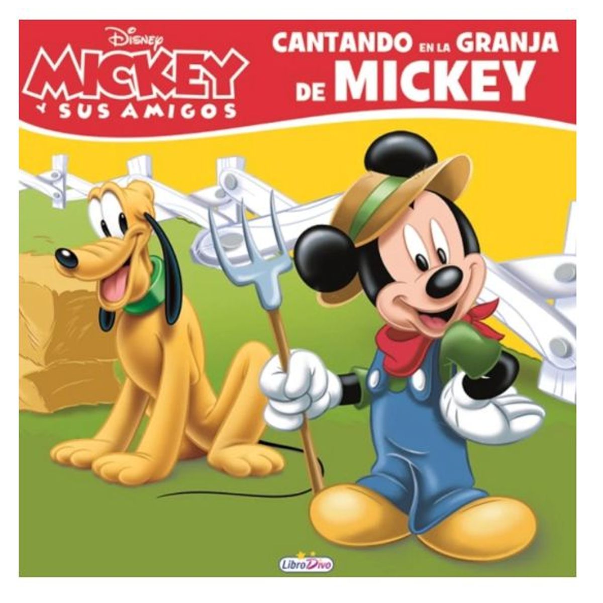GENERICO - Libro Infantil Cantando en la Granja - Mickey y sus Amigos