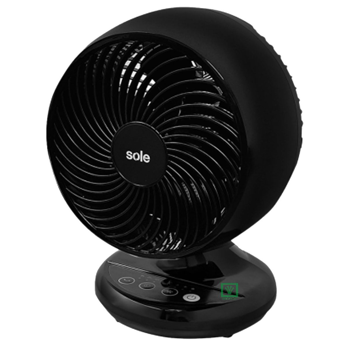 SOLE - Ventilador Sobre Mesa Turbomax SOLAIR016 Negro