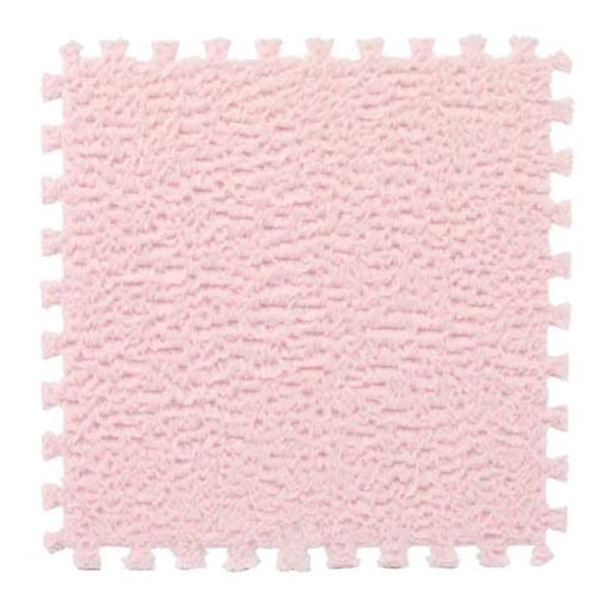 GENERICO - PISOS DE GOMA EVA AFELPADO PALO ROSA PARA JUEGOS - 10 PIEZAS