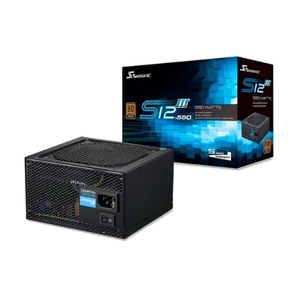 GENERICO - FUENTE DE PODER SEASONIC S12III 650W 80 PLUS BRONZE P/N: SSR-650GB3