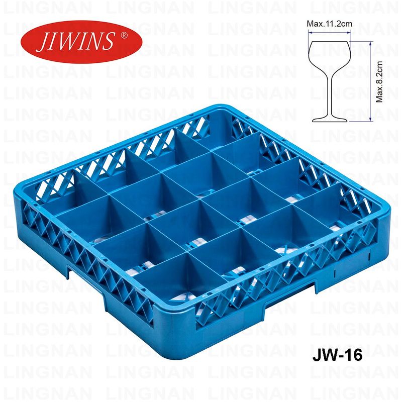 GENERICO - CESTA PARA VASOS 16 COMPARTIMIENTOS PARA LAVAVAJILLAS