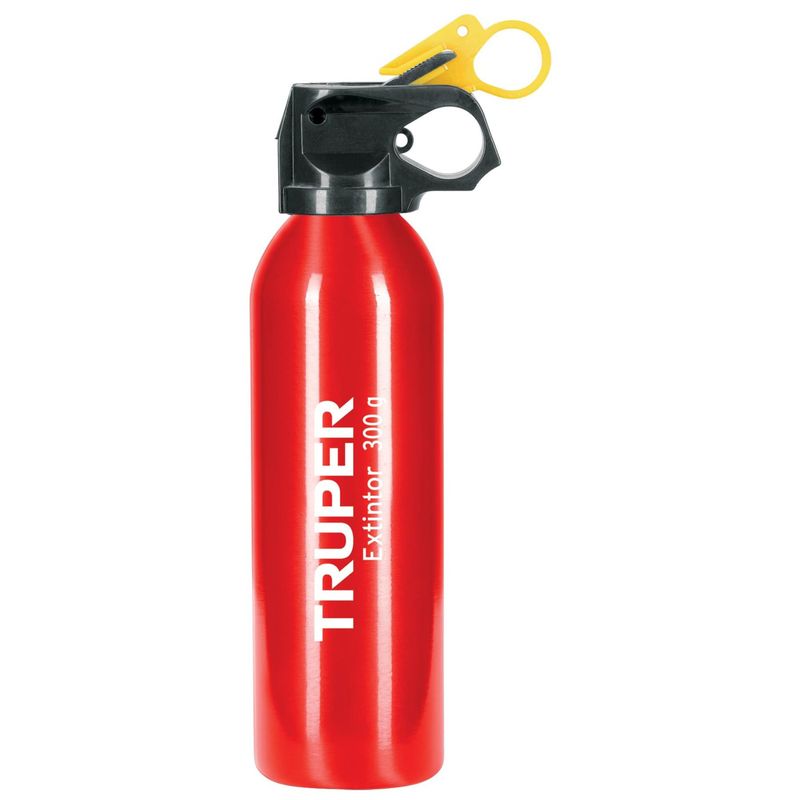 TRUPER - Extintor portátil  300 g, polvo tipo ABC, Truper