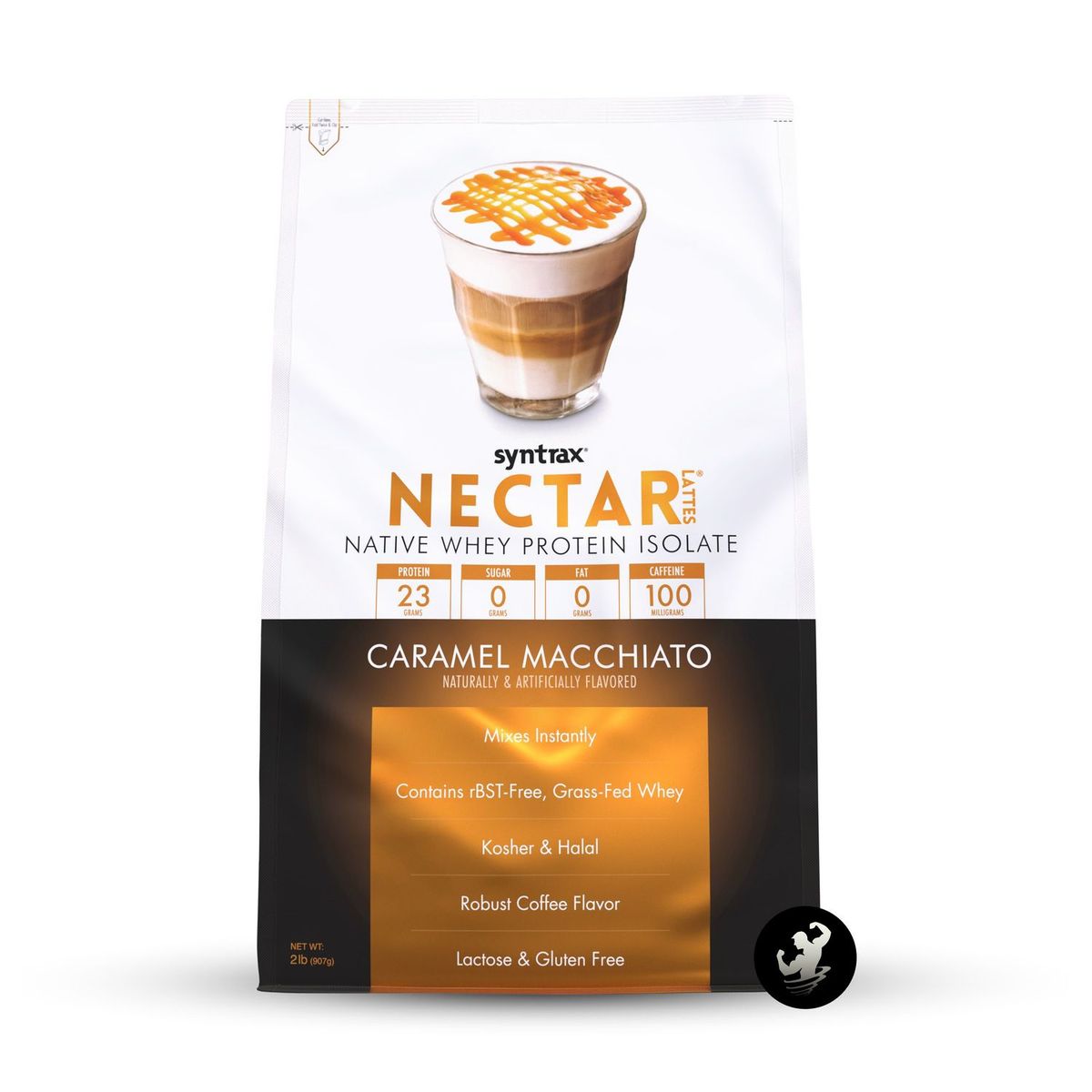 SYNTRAX - Proteína Aislada Nectar 2 LB - Caramel Macchiato