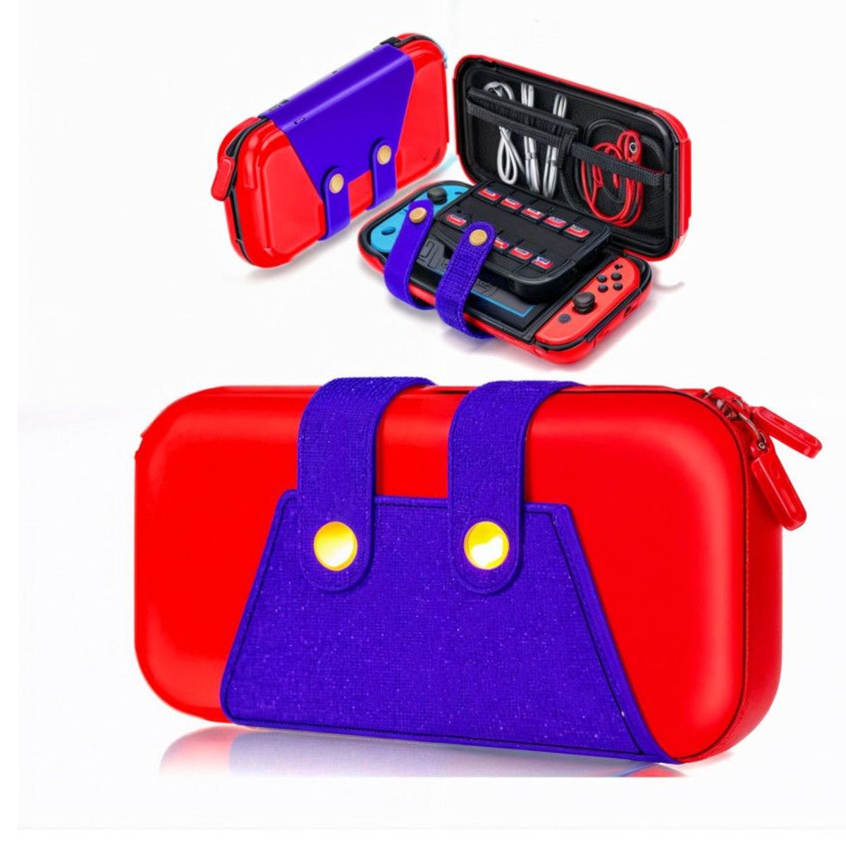 GENERICO - Case Estuche Viajero Transportador para Nintendo Switch Oled