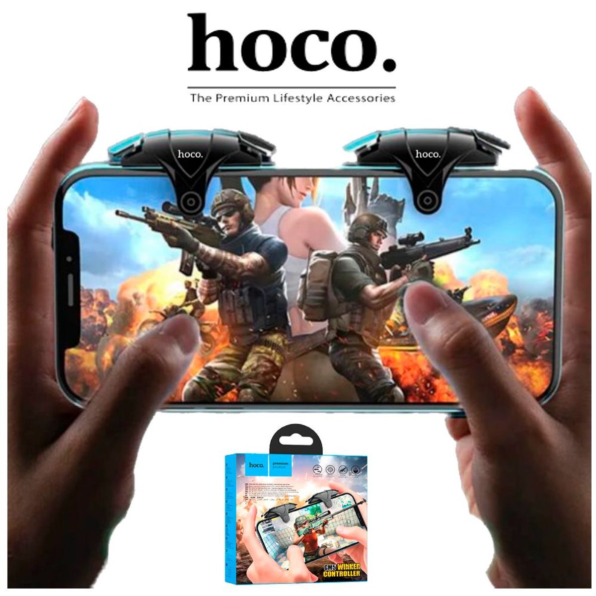 HOCO - Gatillo Para Telefono Celular Controlador Game Boton Pulsador Hoco GM5