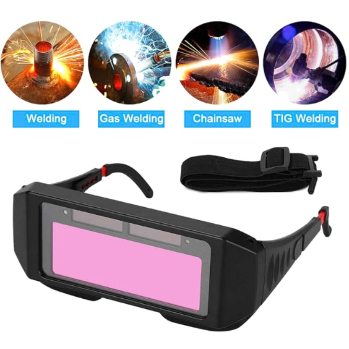 GENERICO - LENTES DE PROTECCION PARA SOLDAR CON OSCURECIMIENTO AUTOMATICO