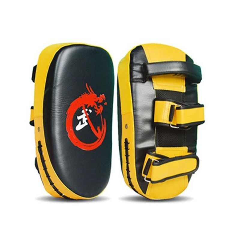 REAL FITNESS PERU - Paw para Patadas de Boxeo Muay Thai COLOR AMARILLO