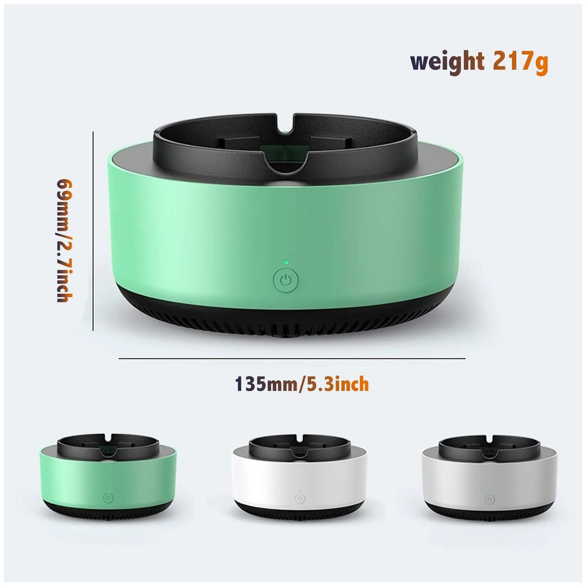 GENERICO - Purificador de aire Smart para Cenicero de cigarrillos