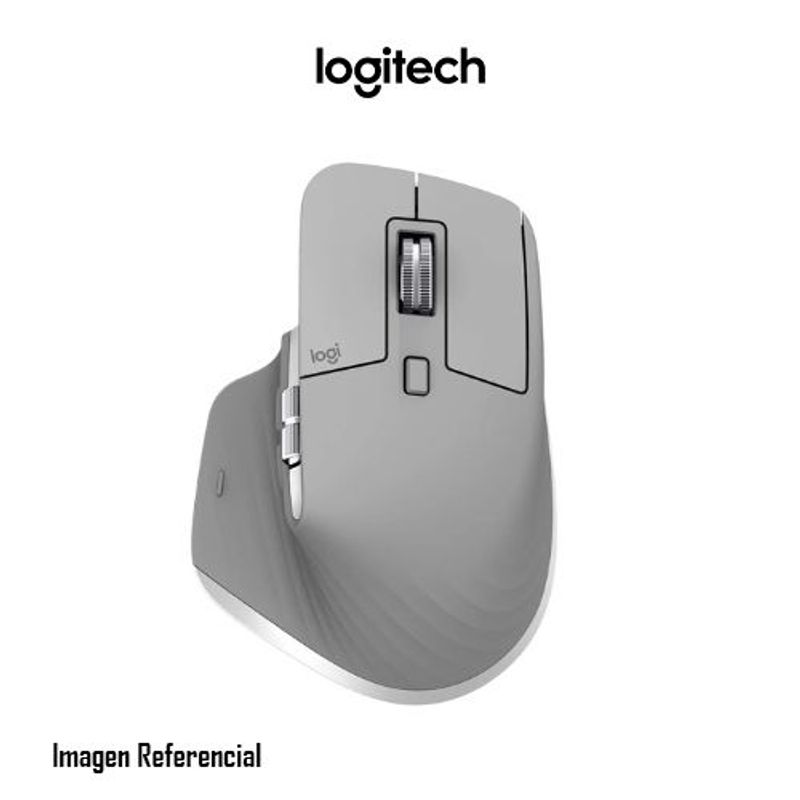 LOGITECH - MOUSE ERGONOMICO INALÁMBRICO LOGITECH MX MASTER 3S GRIS P/N:910-006562