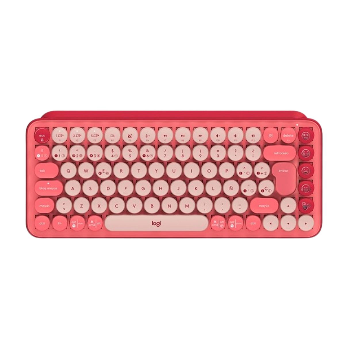 LOGITECH - TECLADO INALAMBRICO LOGITECH POP ROSADO BLUETOOTH/USB P/N:920-010715