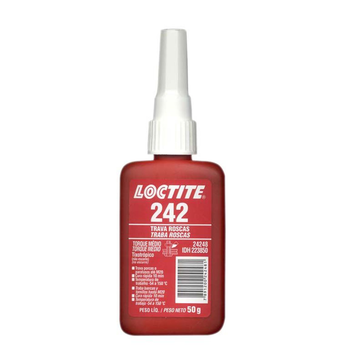 LOCTITE - FIJADOR DE ROSCAS LOCTITE 242 PRESENTACIÓN 50ML