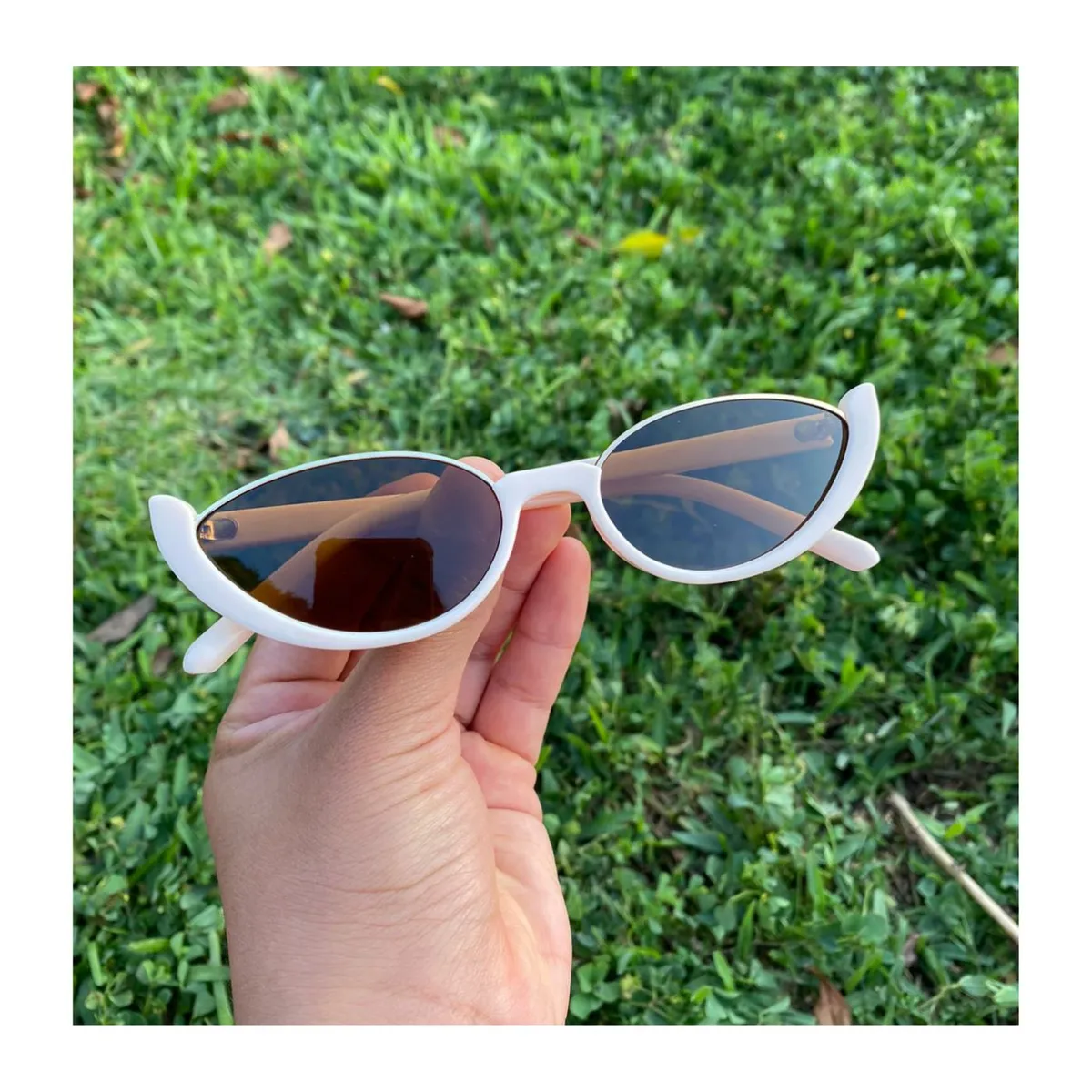 KAST PE - Gafas Lentes de Sol Retro Miko Crema Y Estuche