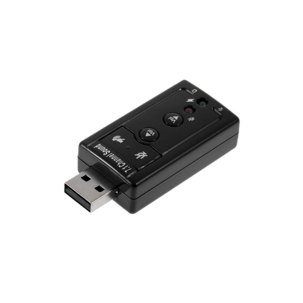 OEM - Tarjeta De Sonido Externo 7.1 USB Audio 3D Adaptador 3.5 Jac