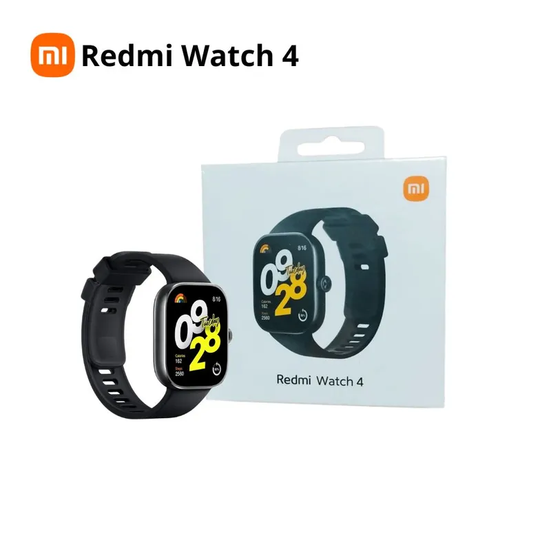 XIAOMI - Smartwatch Xiaomi Redmi Watch 4 Recibe Llamadas por Bluetooth 5.3 - BK