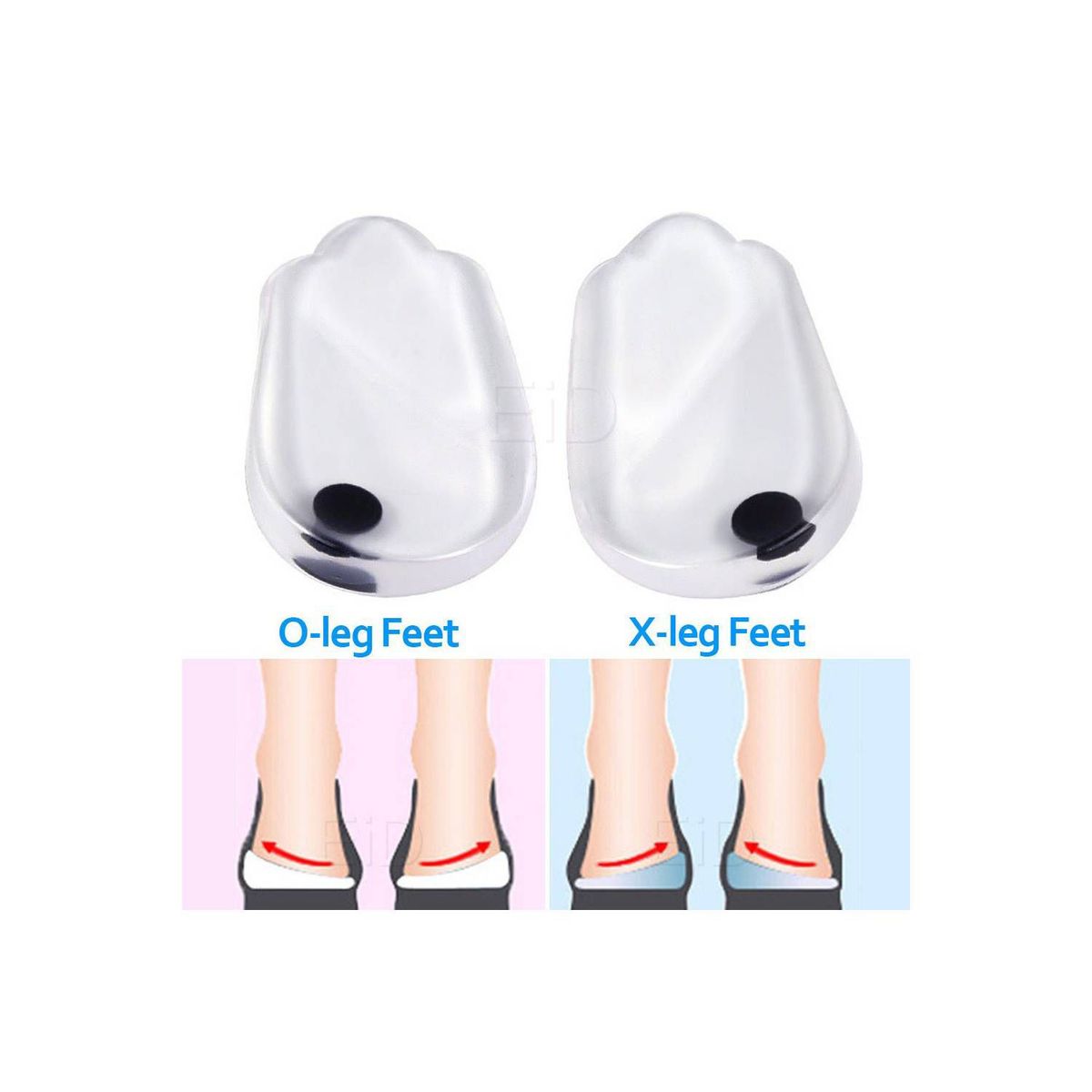 OEM - Almohadilla Talonera para Corrector Piernas en X y O